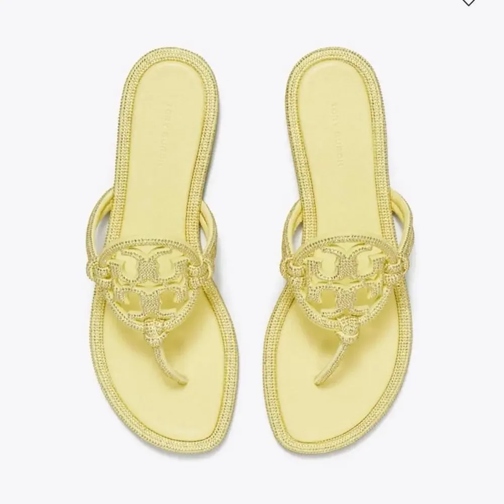 Tory Burch MILLER PAVÉ KNOTTED SANDAL